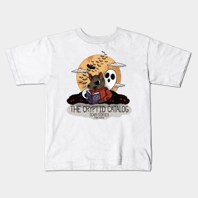 The Cryptid Catalog Kids T-Shirt by Morning Cup of Murder